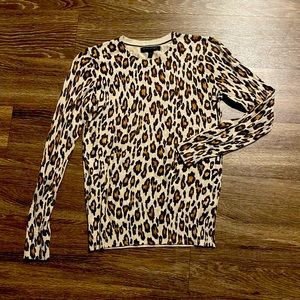 Banana Republic  leopard sweater